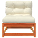 vidaXL kerti karfa nélküli kanapé párnával és lábtartóval