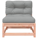 vidaXL kerti karfa nélküli kanapé párnával és lábtartóval