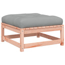 vidaXL kerti karfa nélküli kanapé párnával és lábtartóval