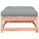 vidaXL kerti karfa nélküli kanapé párnával és lábtartóval