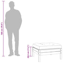 vidaXL 2 db impregnált fenyőfa kerti lábzsámoly párnával