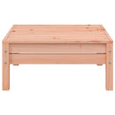 vidaXL kétszemélyes kerti kanapé párnával és lábzsámollyal