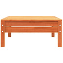 vidaXL tömör fenyőfa kerti kanapé párnával és lábtartóval