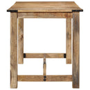 vidaXL tömör mangófa étkezőasztal 140 x 70 x 75 cm