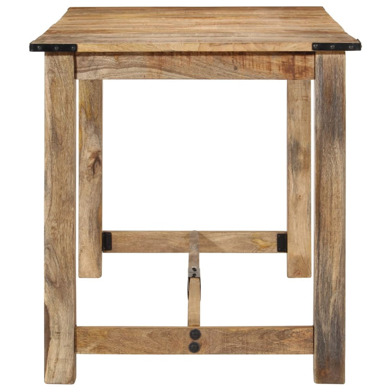 vidaXL tömör mangófa étkezőasztal 140 x 70 x 75 cm