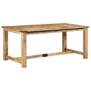 vidaXL tömör mangófa étkezőasztal 180x90x75 cm