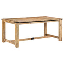 vidaXL tömör mangófa étkezőasztal 180x90x75 cm