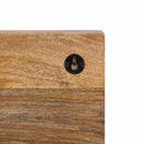 vidaXL tömör mangófa falra szerelhető ruhafogas 5 akasztóval