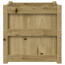 vidaXL 2 db impregnált fenyőfa virágláda