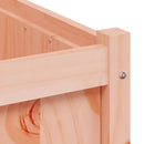 vidaXL tömör fenyőfa kerti virágláda 60x60x60 cm