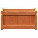 vidaXL viaszbarna tömör fenyőfa kerti virágláda 60 x 31 x 31 cm