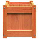 vidaXL viaszbarna tömör fenyőfa kerti virágláda 60 x 31 x 31 cm