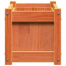 vidaXL 2 db viaszbarna tömör fenyőfa kerti virágláda