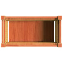 vidaXL 2 db viaszbarna tömör fenyőfa kerti virágláda