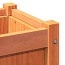 vidaXL 2 db viaszbarna tömör fenyőfa kerti virágláda