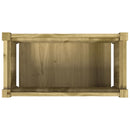 vidaXL 2 db impregnált fenyőfa virágláda