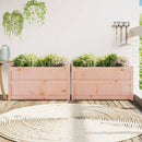 vidaXL 2 db tömör duglászfenyő kerti virágláda