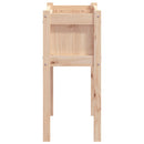 vidaXL tömör fenyőfa kerti virágláda lábakkal 70 x 31 x 70 cm