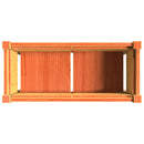 vidaXL 2 db viaszbarna tömör fenyő kerti virágláda lábakkal