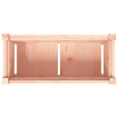 vidaXL 2 db tömör duglászfenyő kerti virágláda lábakkal