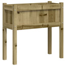 vidaXL impregnált fenyőfa kerti virágláda lábakkal 70 x 31 x 70 cm