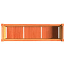 vidaXL viaszbarna tömör fenyőfa kerti virágláda 110 x 31 x 70 cm