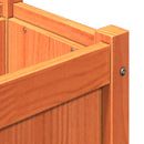 vidaXL viaszbarna tömör fenyőfa kerti virágláda 110 x 31 x 70 cm