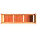 vidaXL 2 db viaszbarna tömör fenyő kerti virágláda lábakkal