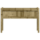 vidaXL 2 db impregnált fenyőfa kerti virágláda lábakkal