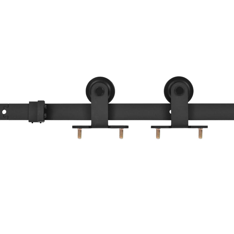 vidaXL tömör fenyőfa tolóajtó fémszerelékszettel 70 x 210 cm
