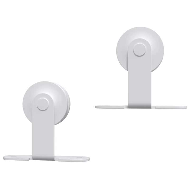 vidaXL tömör fenyőfa tolóajtó fémszerelék szettel 90 x 210 cm