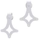 vidaXL tömör fenyőfa tolóajtó fémszerelék szettel 90 x 210 cm