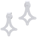 vidaXL tömör fenyőfa tolóajtó fémszerelék-szettel 70 x 210 cm