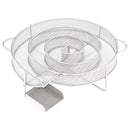 vidaXL kerek rozsdamentes acél hidegfüst-generátor 19,5 cm