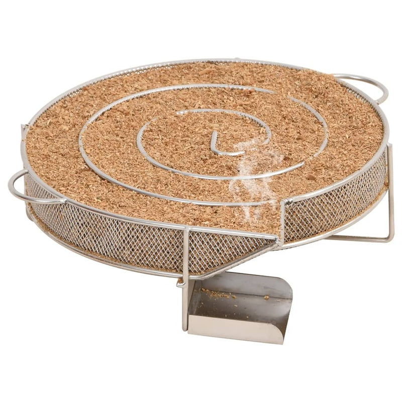 vidaXL kerek rozsdamentes acél hidegfüst-generátor 19,5 cm