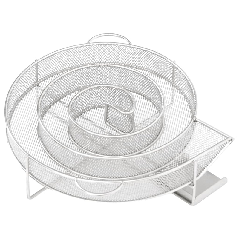 vidaXL kerek rozsdamentes acél hidegfüst-generátor 19,5 cm