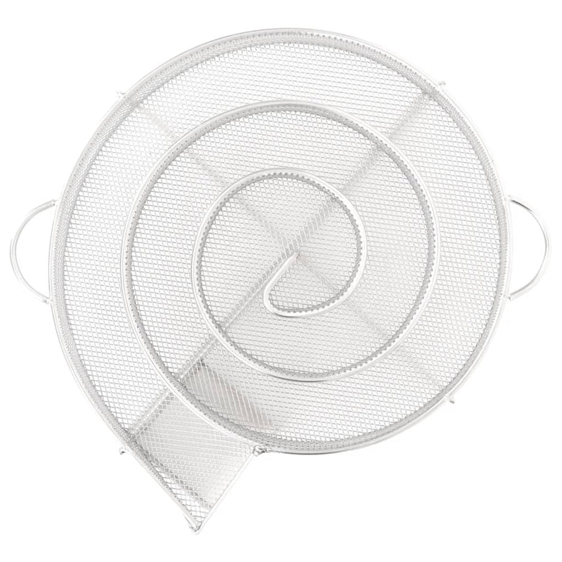 vidaXL kerek rozsdamentes acél hidegfüst-generátor 19,5 cm
