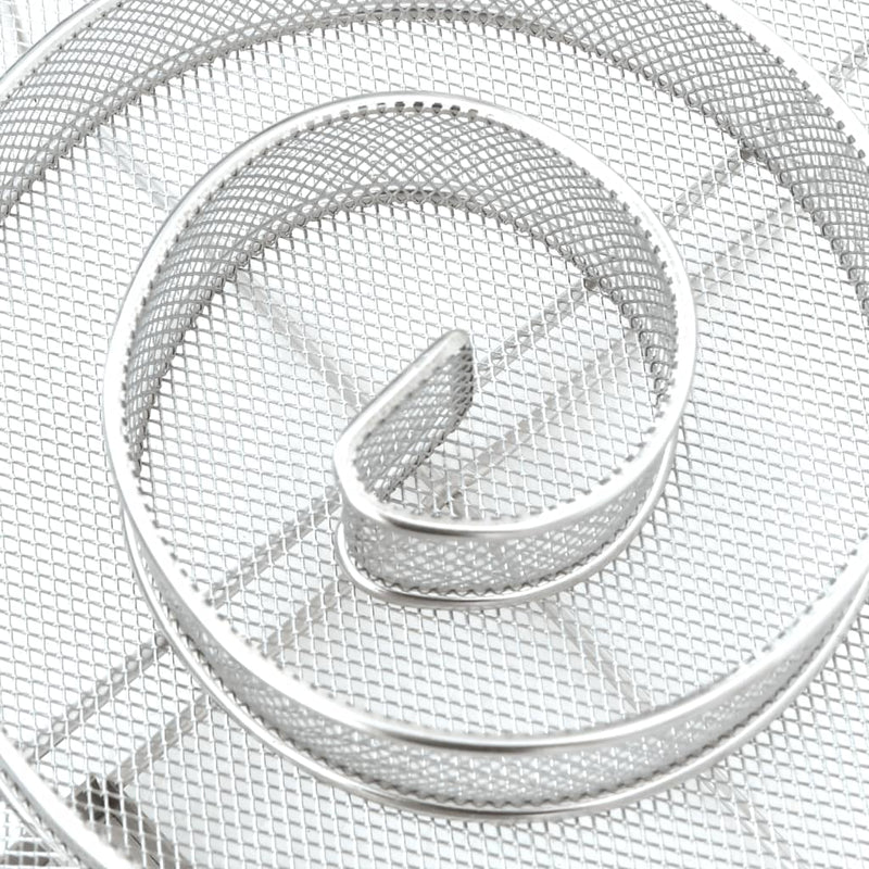 vidaXL kerek rozsdamentes acél hidegfüst-generátor 19,5 cm
