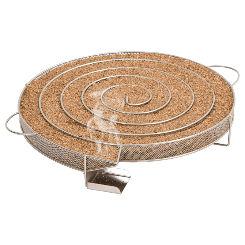vidaXL kerek rozsdamentes acél hidegfüst-generátor 33,5 cm