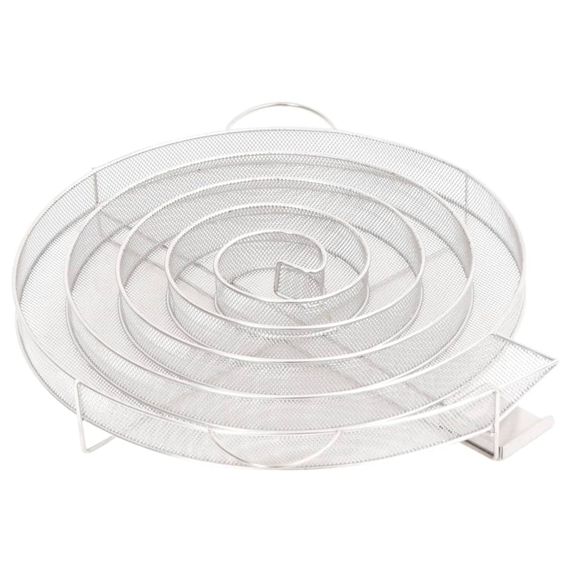 vidaXL kerek rozsdamentes acél hidegfüst-generátor 33,5 cm