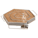 vidaXL 6 oldalas rozsdamentes acél hidegfüst-generátor 22,5 cm