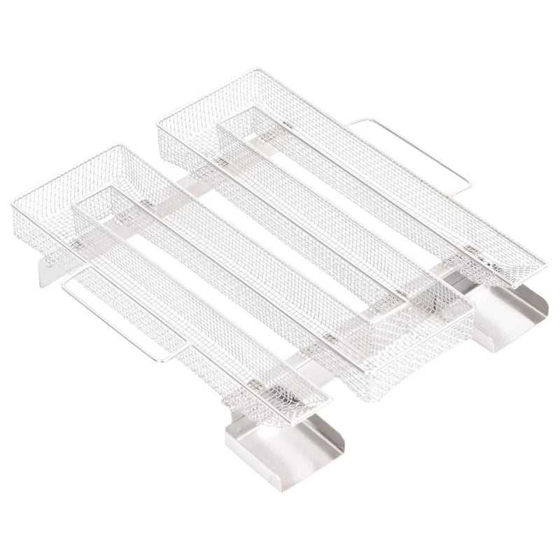 vidaXL 4 oldalas rozsdamentes acél hidegfüst-generátor 22,5 cm
