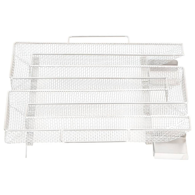 vidaXL 4 oldalas rozsdamentes acél hidegfüst-generátor 22,5 cm