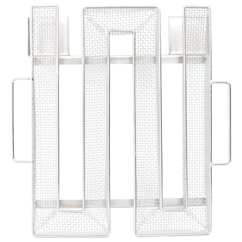 vidaXL 4 oldalas rozsdamentes acél hidegfüst-generátor 22,5 cm