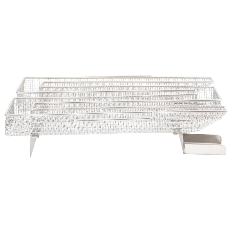 vidaXL 4 oldalas rozsdamentes acél hidegfüst-generátor 22,5 cm