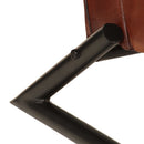 vidaXL barna valódi bőr fotel