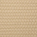 vidaXL 2 db bézs és fehér pamut tárolókosár Ø24 x 18 cm