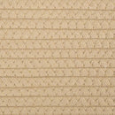 vidaXL 2 db bézs és fehér pamut tárolókosár Ø28 x 28 cm