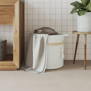 vidaXL fehér pamut tárolókosár Ø38 x 36 cm