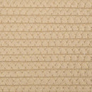 vidaXL bézs-fehér pamut tárolókosár Ø43 x 38 cm